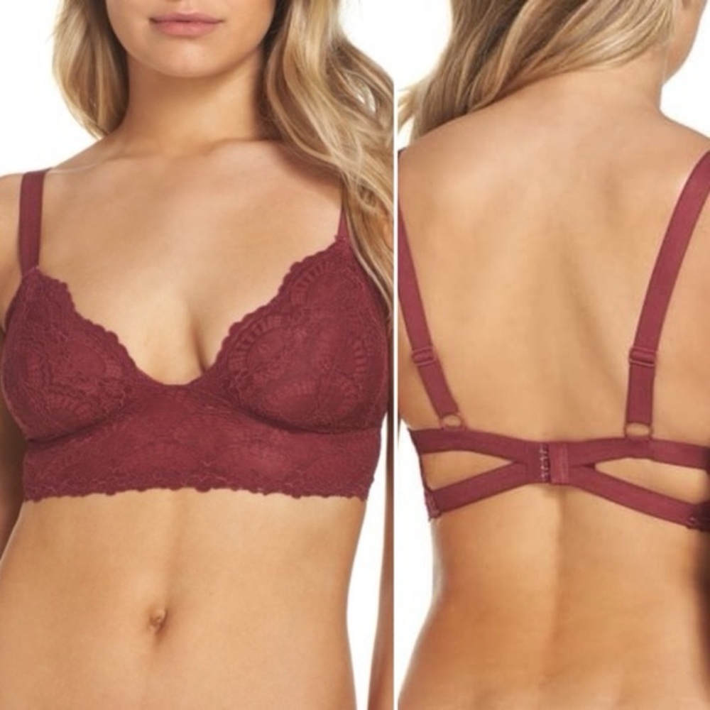 Free People Intimately Let Me Kiss You Lace Bralette
